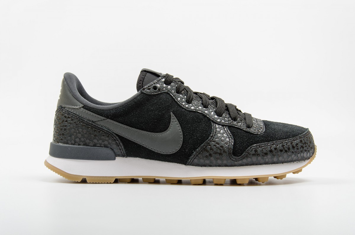 nike internationalist femme gris noir